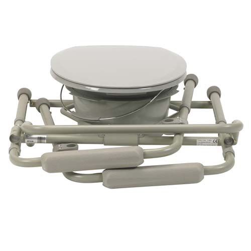 Commode Folding Steel 3-in-1 Non-Retail Carton (Drive) Cs/4 - Bedside Commodes - CompleteMedical