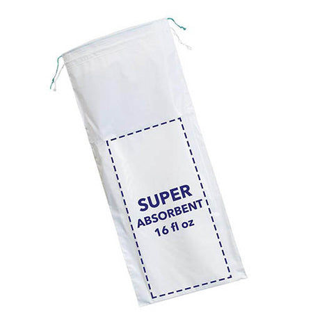 CareBag Men's Urinal Bag w/Super Absorb Pad Box/20
