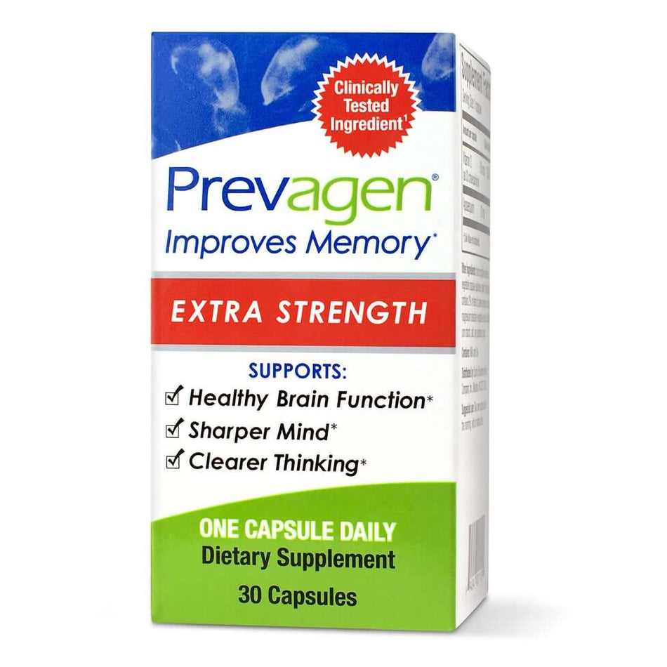 Prevagen Extra Strength Capsules-Brain Health Supplement Prevagen Extra Strength Vitamin D / Apoaequorin 50 mcg - 20 mg Strength Capsule 30 per Bottle
