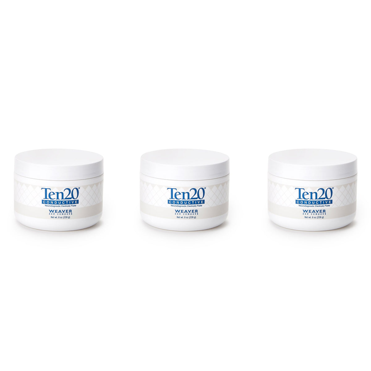 Ten20 Conductive Neurodiagnostic Electrode Paste, 8-ounce jar-Electrode Gel Ten20 Conductive Gel 8 oz. Jug