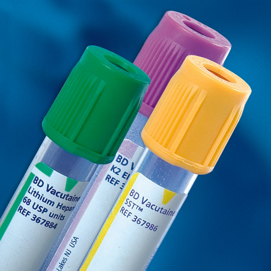 BD Vacutainer® Venous Blood Collection Tube Lithium Heparin Additive 6 mL BD Hemogard™ Closure Plastic Tube - Clinical Lab...
