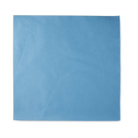 McKesson Single Layer Sterilization Wrap, 20 x 20 Inch-McKesson Sterilization Wrap Blue 20 X 20 Inch Single Layer Cellulose Steam / EO Gas