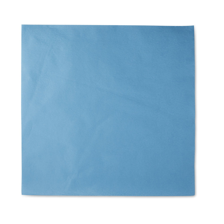 McKesson Single Layer Sterilization Wrap, 20 x 20 Inch-McKesson Sterilization Wrap Blue 20 X 20 Inch Single Layer Cellulose Steam / EO Gas