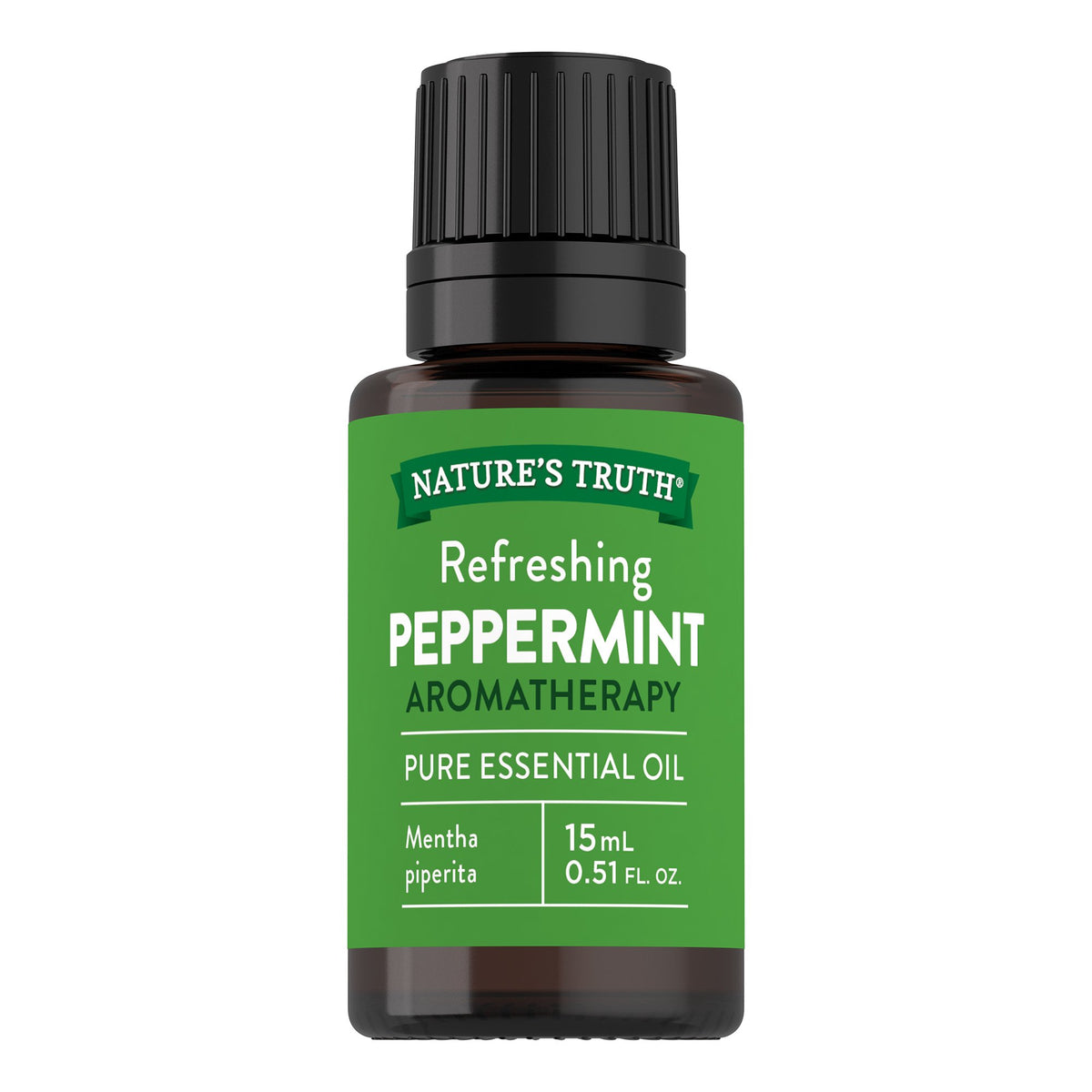 Nature's Truth Peppermint Aromatherapy Essential Oil-Essential Oil Nature's Truth 15 mL