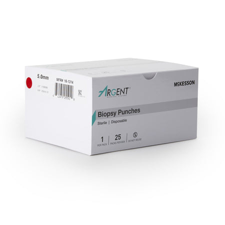 McKesson Argent Disposable Biopsy Punches, 5.0 mm-Biopsy Punch McKesson Argent Dermal 5 mm