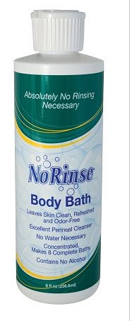No Rinse� Rinse-Free Body Wash 8 oz..-Rinse-Free Body Wash No Rinse� Body Bath Liquid 8 oz. Bottle Scented