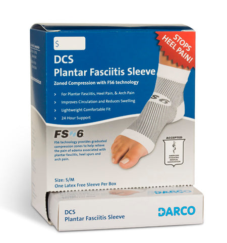 DCS Plantar Fasciitis Slv Bx/6 Women's 11+ / Men's 10-13