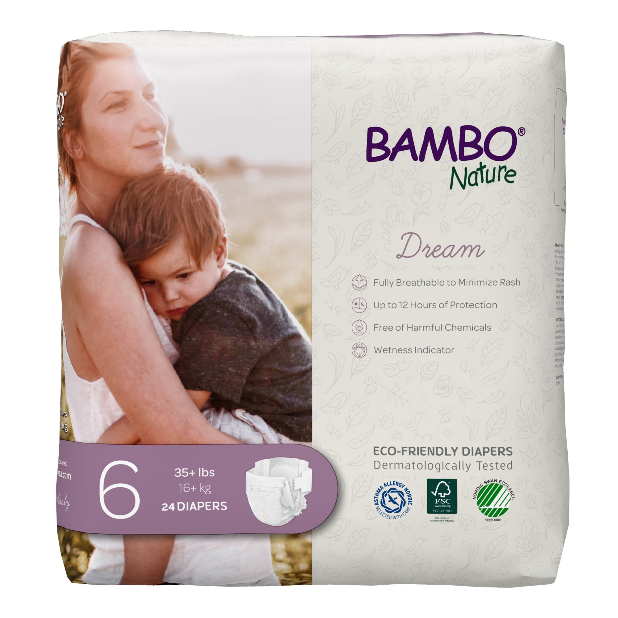 Bambo® Nature Diaper, Size 6 - Incontinence>Pediatric Diapers and Training Pants - Abena North America