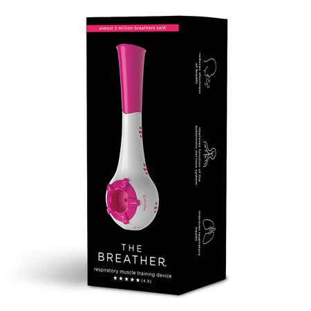 The Breather Respiratory Exerciser, Pink-Respiratory Muscle Trainer The Breather Adult