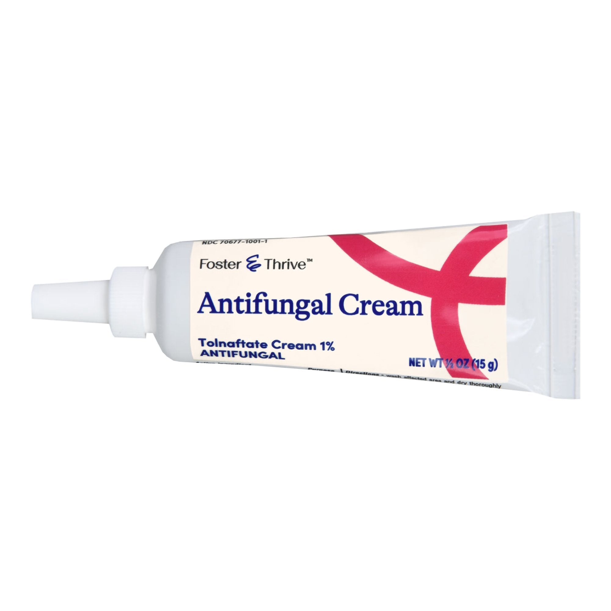 Foster & Thrive Antifungal Cream Tolnaftate 1%, 0.5-ounce tube-Antifungal Foster & Thrive 1% Strength Cream 0.5 oz. Tube