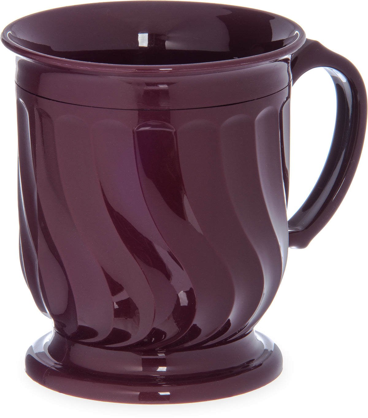 Turnbury Insulated Pedestal Base Mug-Mug Dinex Cranberry Red Reusable Plastic