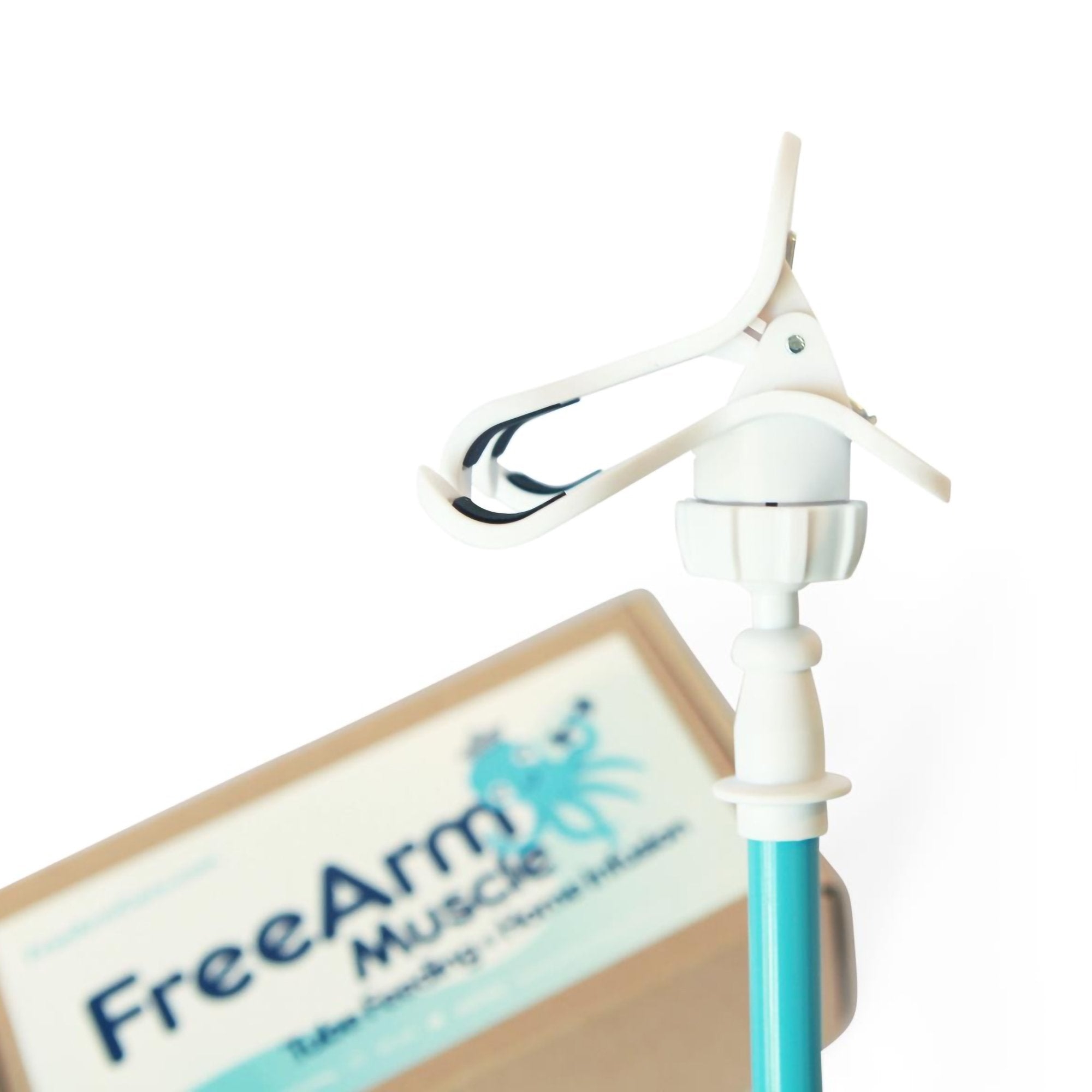 Feeding Tube / Infusion Bag Holder FreeArm® Muscle Blue For Feeding Bags, Gravity Sryinges, Lightweight Feeding Pumps - Nu...