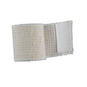 Cardinal Health Double Hook and Loop Closure Elastic Bandage, 4 Inch x 5-4/5 Yard-Elastic Bandage Cardinal Health 4 Inch X 5-4/5 Yard Double Hook and Loop Closure White NonSterile Standard Compression