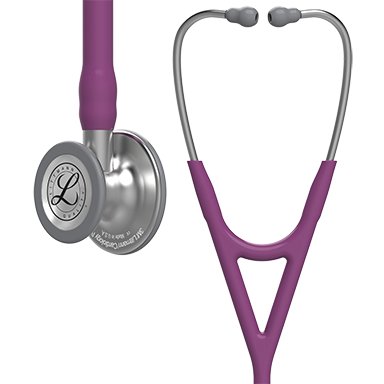 3M Littmann Cardiology IV Cardiology Stethoscope-Cardiology Stethoscope 3M Littmann Cardiology IV Purple 1-Tube 22 Inch Tube Convertible Chestpiece