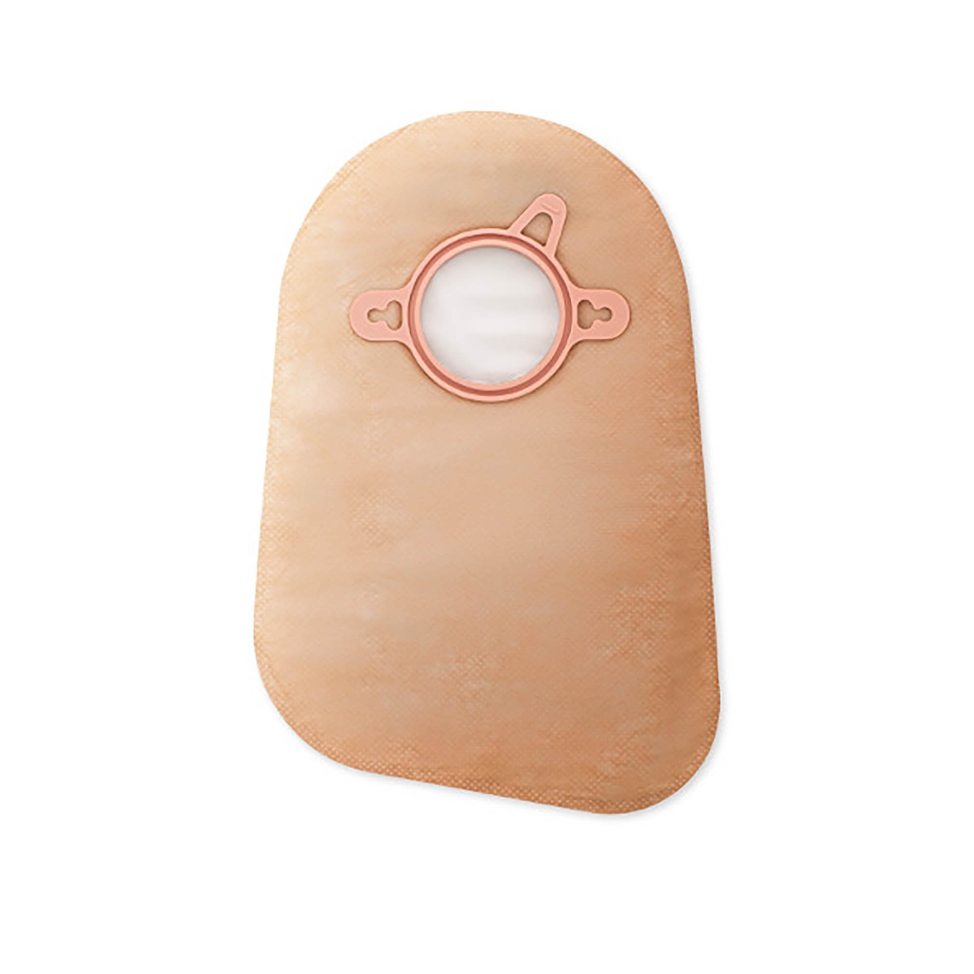 New Image Two-Piece Closed End Beige Filtered Ostomy Pouch, 9 Inch Length, 1 Inch Flange-Ostomy Pouch New Image Two-Piece System 9 Inch Length Closed End