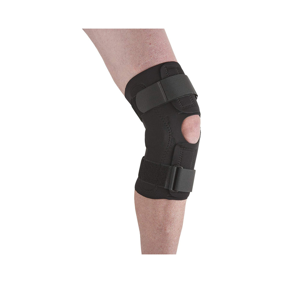 Ossur Wraparound / Open Patella Hinged Knee Support, Large-Knee Brace Ossur Large D-Ring / Hook and Loop Strap Closure 15 to 16 Inch Knee Circumference Left or Right Knee