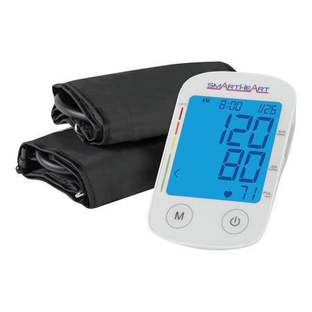SmartHeart Blood Pressure Monitor with Automatic Inflation, L/XL Cuffs-Home Automatic Digital Blood Pressure Monitor Veridian Multiple Sizes Nylon Cuff 2230 cm to 3042 cm Desk Model