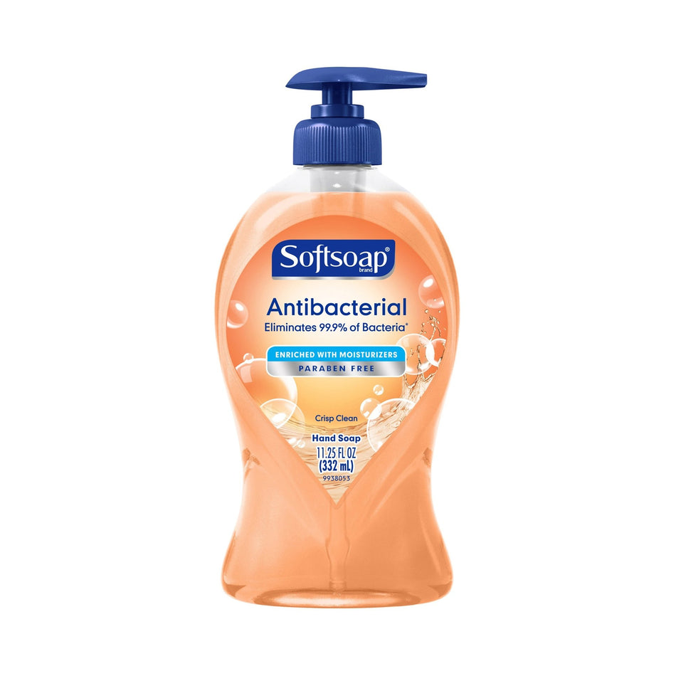 Softsoap Antibacterial Soap, 11.25-ounce pump bottle-Antibacterial Soap Softsoap Liquid 11.25 oz. Pump Bottle Clean Scent
