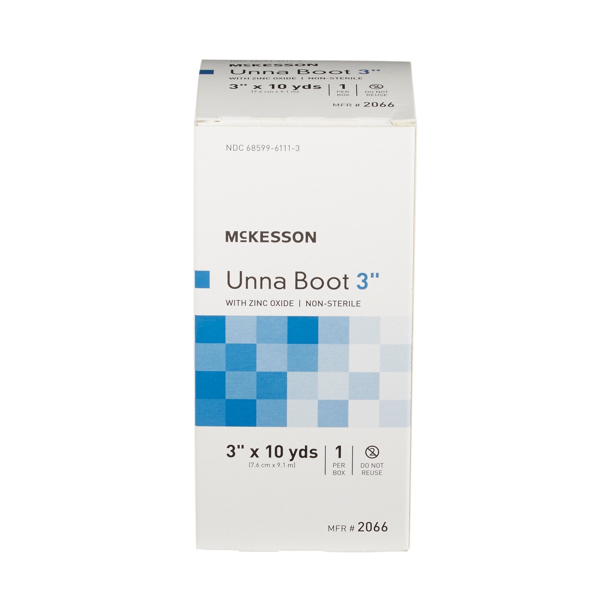 McKesson Unna Boot with Zinc Oxide, 3 Inch x 10 Yard-Unna Boot McKesson Zinc Oxide 3 Inch X 10 Yard
