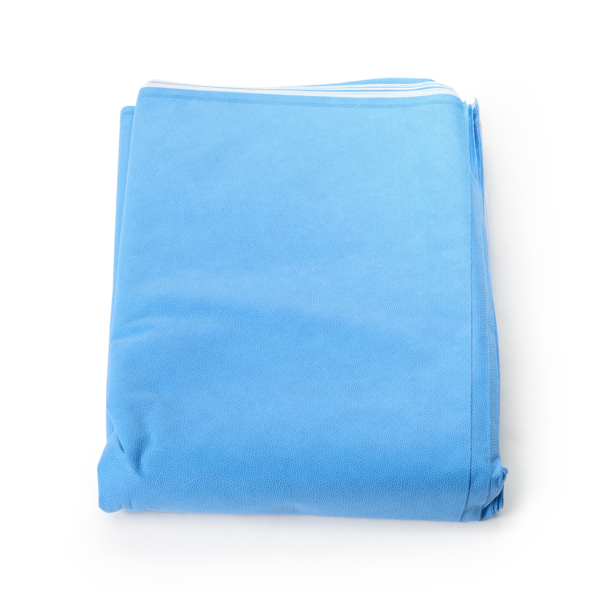 Quick Check H500 Sterilization Wrap, 48 x 48 Inch-QUICK CHECK* H500 Sterilization Wrap White / Blue 48 X 48 Inch Dual Layer SMS Polypropylene Steam / EO Gas / Hydrogen Peroxide
