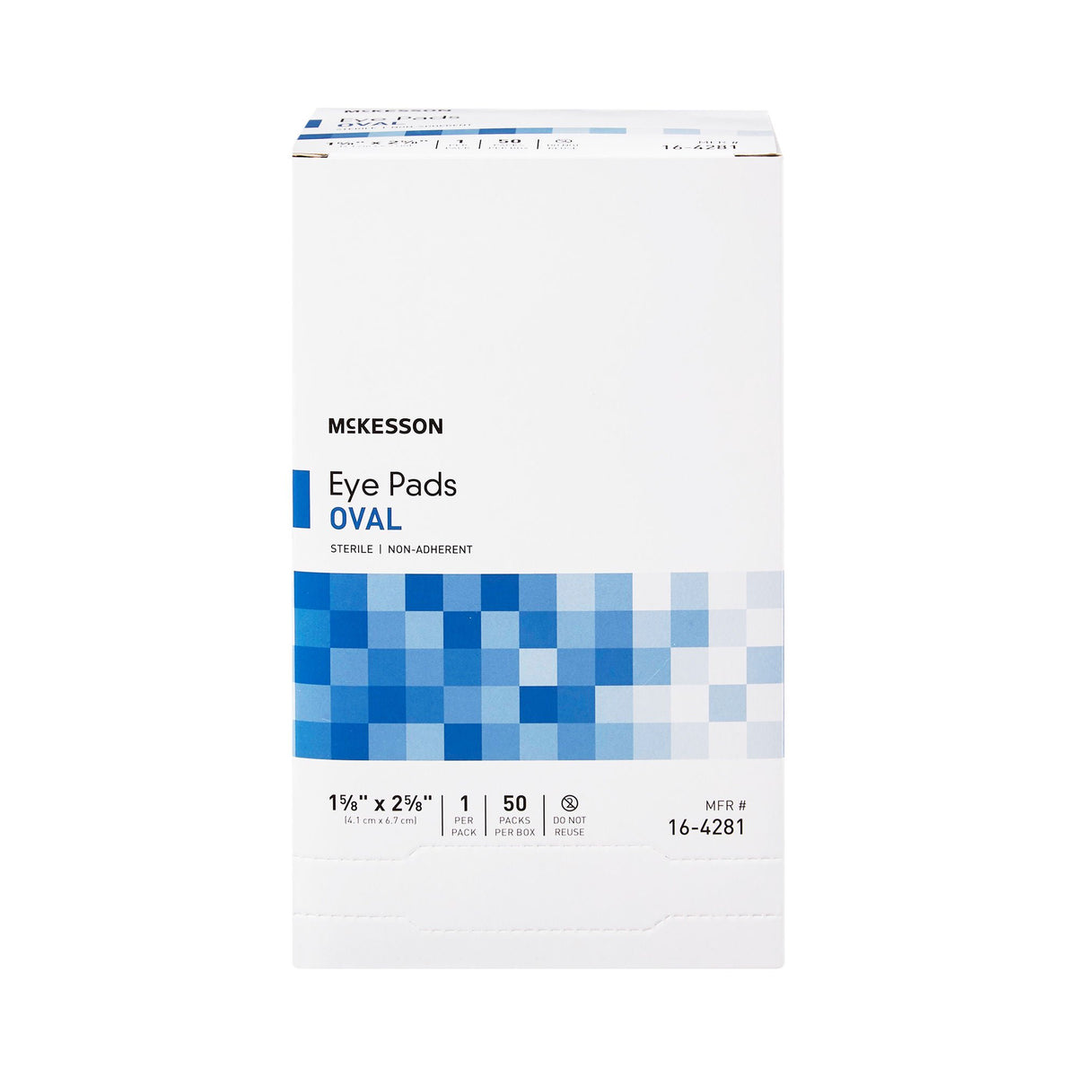 McKesson Eye Pad, 1-5/8 x 2-5/8 Inch - Wound Care>General Wound Care>General Purpose Dressings>Gauze Dressings - McKesson...