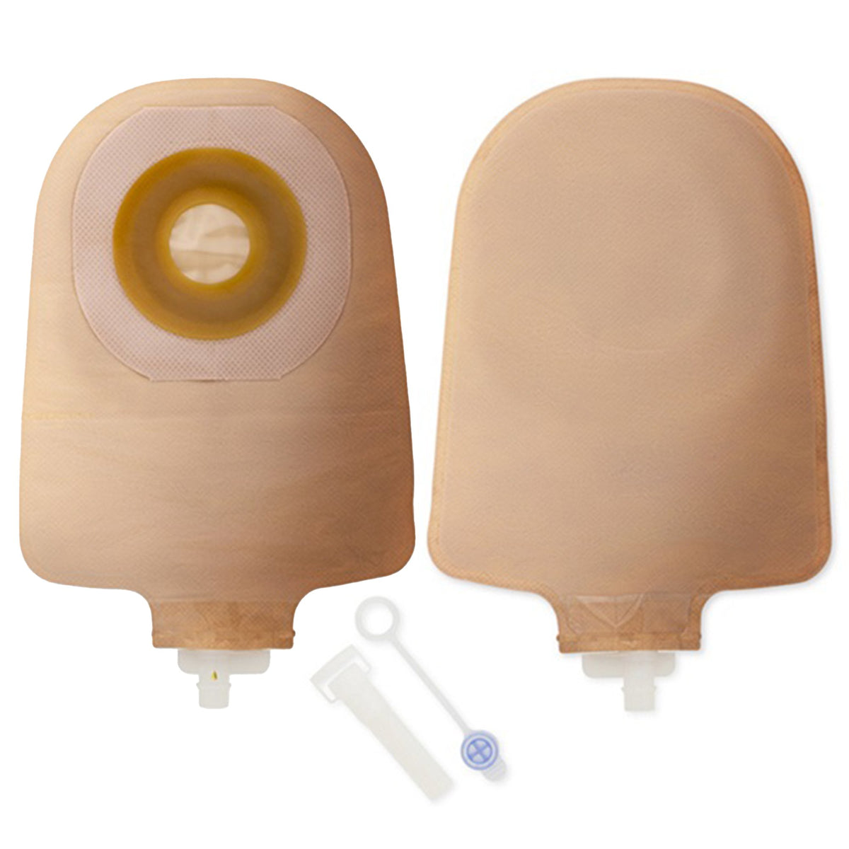 Premier One-Piece Drainable Transparent Urostomy Pouch, 9 Inch Length, 3/4 Inch Stoma-Urostomy Pouch Premier One-Piece System 9 Inch Length 3/4 Inch Stoma Drainable