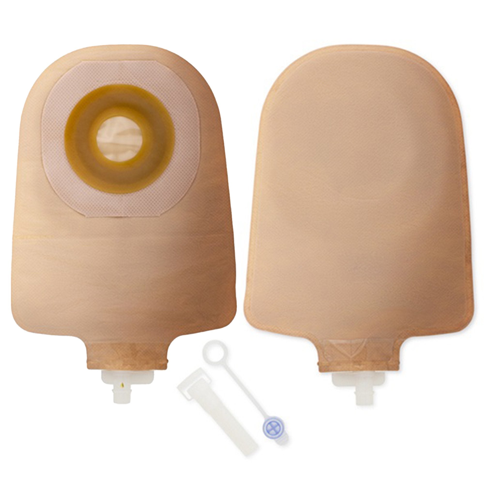 Premier One-Piece Drainable Transparent Urostomy Pouch, 9 Inch Length, 3/4 Inch Stoma-Urostomy Pouch Premier One-Piece System 9 Inch Length 3/4 Inch Stoma Drainable