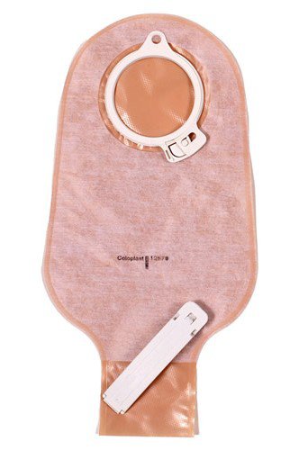 Assura One-Piece Drainable Opaque Colostomy Pouch, 9 Inch Length,-Colostomy Pouch Assura One-Piece System 9-3/4 Inch Length Drainable