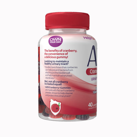 AZO® Cranberry, 40 Convenient Gummies in a Bottle