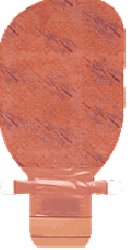 Assura EasiClose Two-Piece Drainable Beige Colostomy Pouch, 10 Inch Length-"Colostomy Pouch Assura EasiClose Two-Piece System 10-1/4 Inch Length, Midi Drainable"