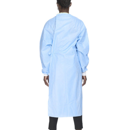 Evolution 4 Non-Reinforced Surgical Gown, Large-Non-Reinforced Surgical Gown with Towel Evolution 4 Large Blue Sterile Not Rated Disposable