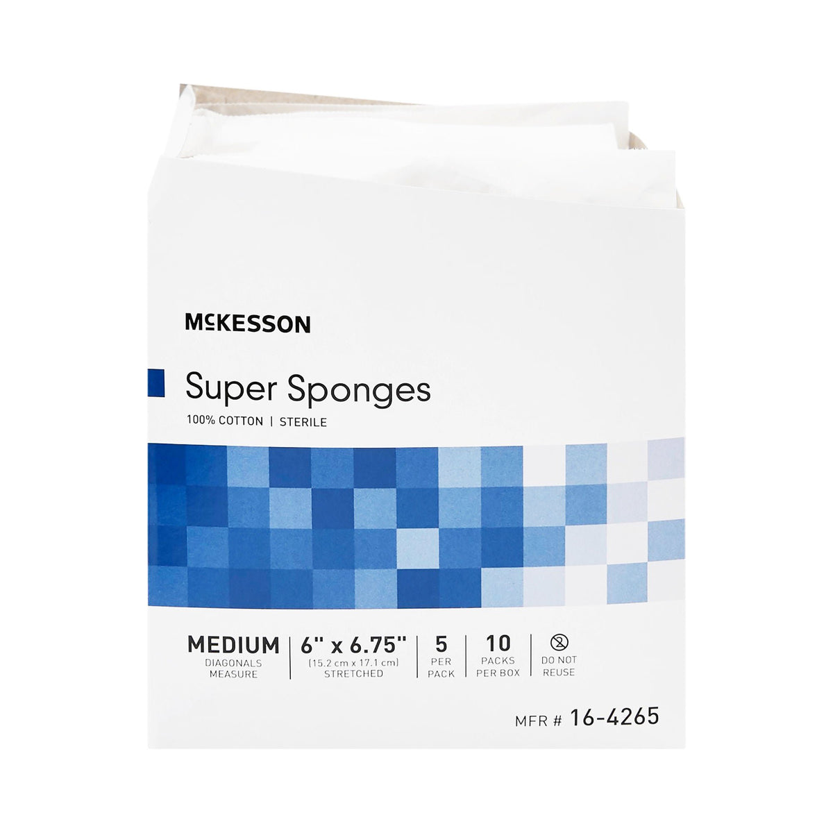 McKesson Sterile Fluff Dressing, 6 x 6-3/4 Inch - Wound Care>General Wound Care>General Purpose Dressings>Gauze Dressings...