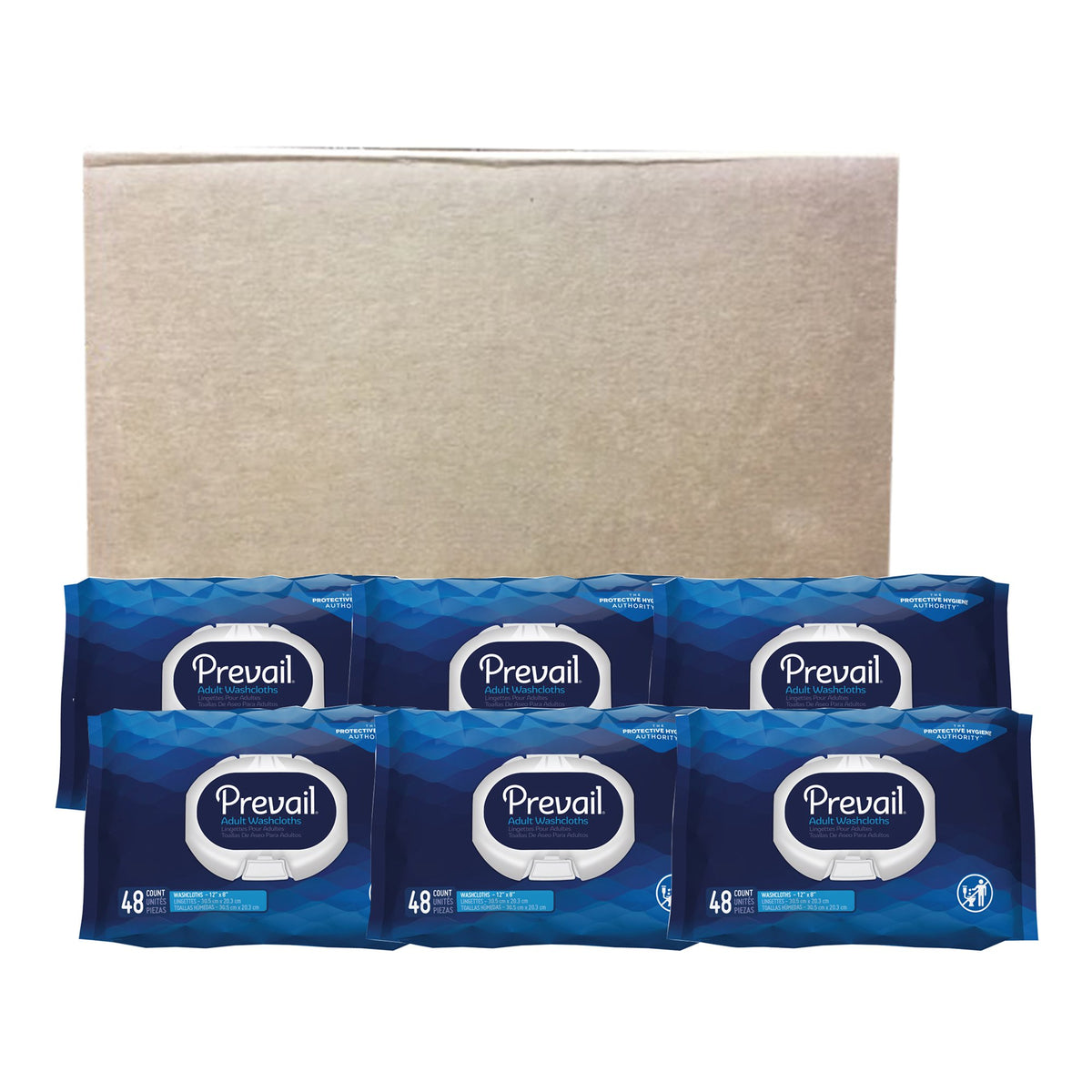 Prevail® Personal Cleansing Wipe, Scented, Disposable - Personal Hygiene>Skin Care>Personal Wipes - First Quality Products...