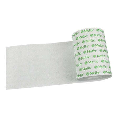 Mefix Dressing Retention Tape with Liner, 6 Inch x 11 Yard, White-Perforated Dressing Retention Tape with Liner Mefix White 6 Inch X 11 Yard Nonwoven Spunlace Polyester NonSterile