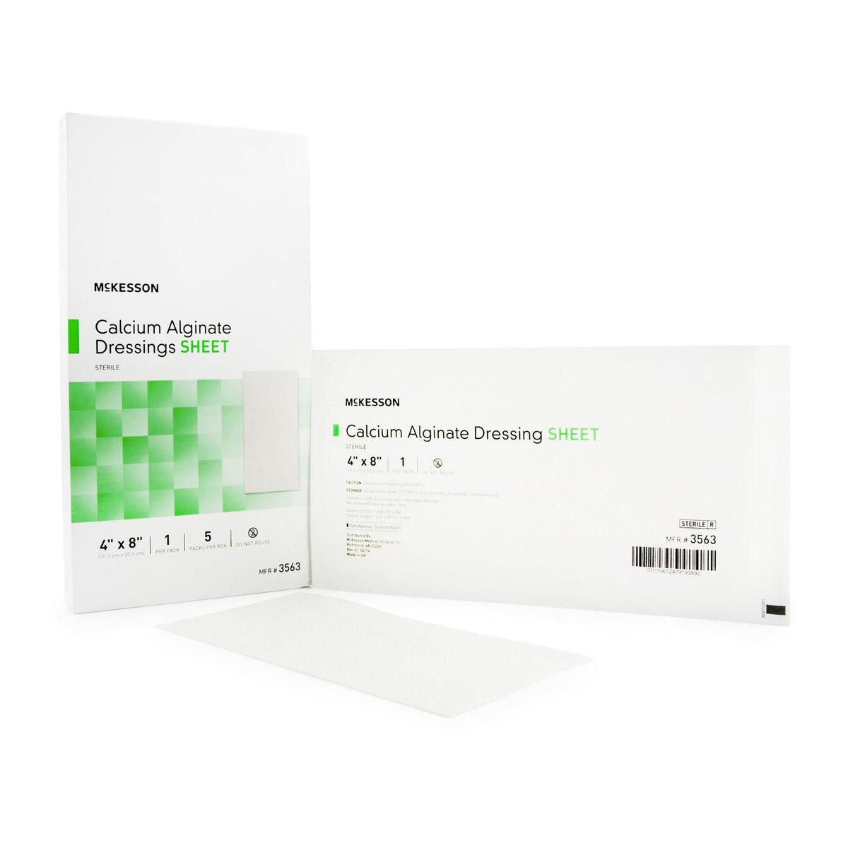 McKesson Alginate Dressing, 4 x 8 inch - Wound Care>Advanced Wound Care>Alginate Dressings - McKesson Brand