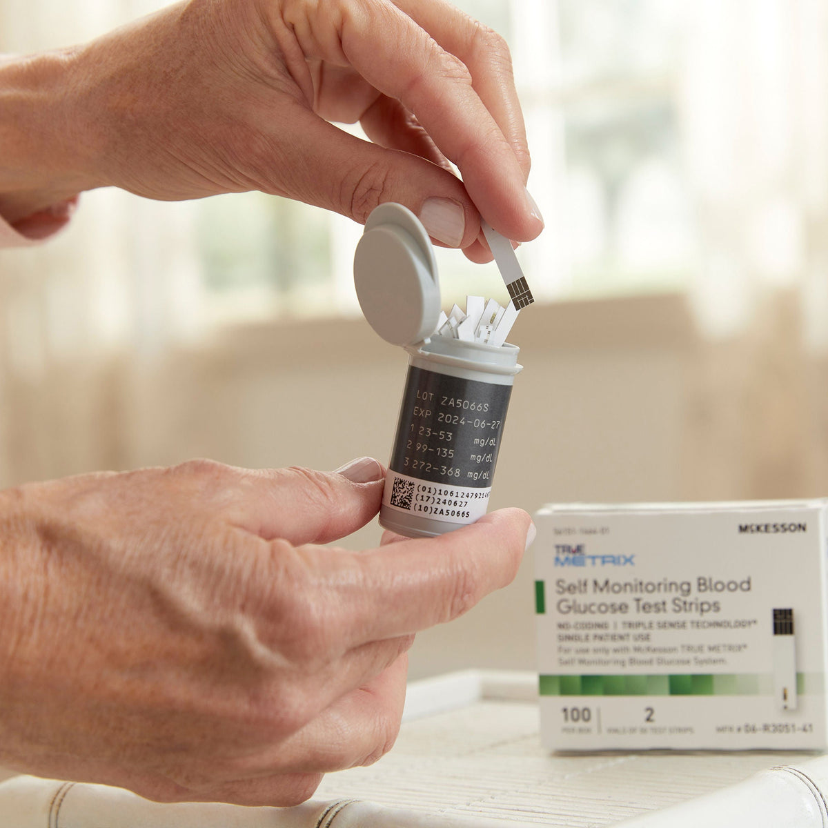 McKesson TRUE METRIX® Blood Glucose Test Strips - Diagnostic Instruments and Supplies>Diabetes Monitoring>Glucose Meter Te...