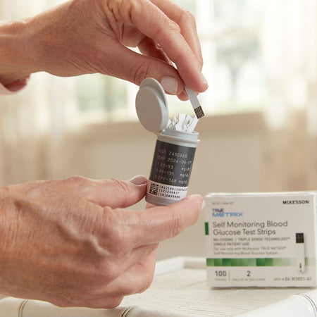 McKesson TRUE METRIX® Blood Glucose Test Strips - Diagnostic Instruments and Supplies>Diabetes Monitoring>Glucose Meter Te...