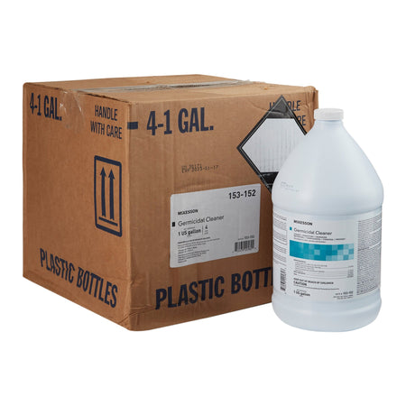 McKesson Germicidal Surface Disinfectant Cleaner, Jug, 1 gal.-McKesson Surface Disinfectant Cleaner Alcohol Based Manual Pour Liquid 1 gal. Jug Alcohol Scent NonSterile