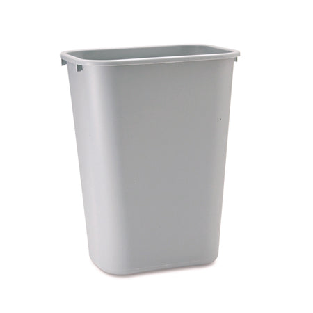 Trash Can Deskside 41-1/4 Quart Rectangular Gray LLDPE Open Top
