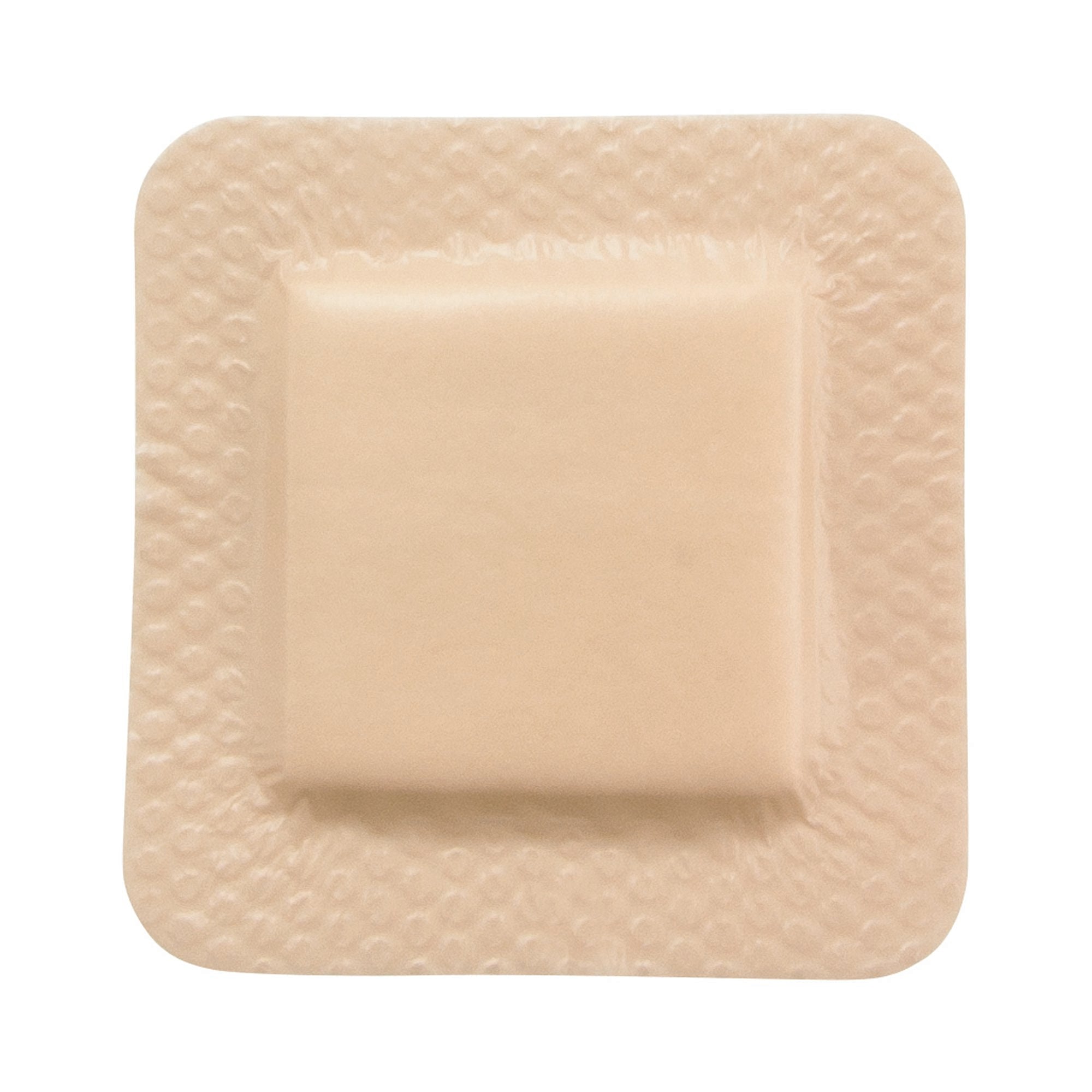 McKesson Lite Silicone Gel Adhesive with Border Thin Silicone Foam Dressing, 3 x 3 Inch-Thin Foam Dressing McKesson Lite 3 X 3 Inch With Border Film Backing Silicone Gel Adhesive Square Sterile