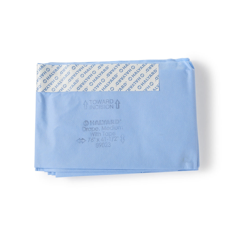 Halyard Sterile Medium Surgical Drape, 41.5 x 76 Inch-Surgical Drape Medium Drape 41-1/2 W X 76 L Inch Sterile