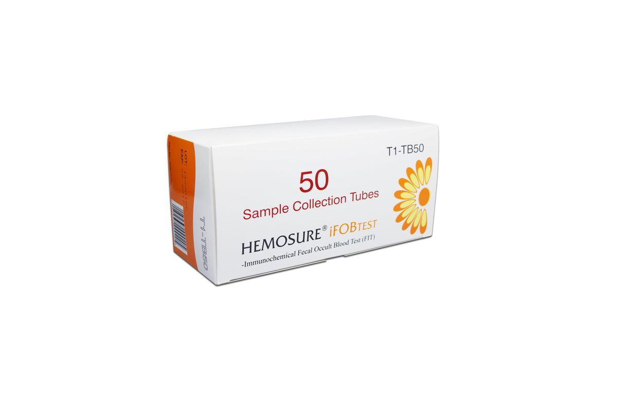 Hemosure iFOBT Fecal Sample Collection Tubes-Stool Specimen Container Hemosure iFOBT Screw Cap with Sampling Device NonSterile