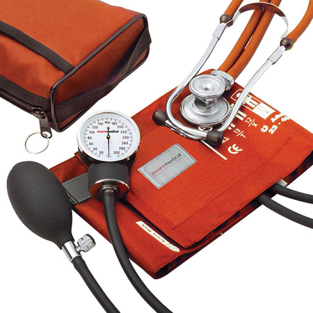 McKesson Blood Pressure Combo Kit with Sprague Stethoscope, Orange, Size 11 - Diagnostic Instruments and Supplies>Blood Pr...