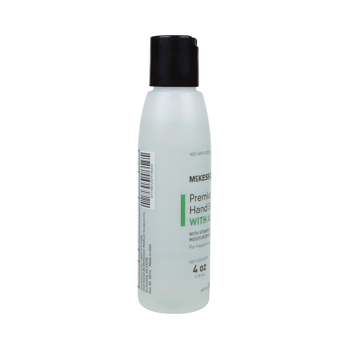 McKesson Premium Hand Sanitizer With Aloe, Ethyl Alcohol Gel, 4 oz Bottle-Hand Sanitizer with Aloe McKesson Premium 4 oz. Ethyl Alcohol Gel Bottle