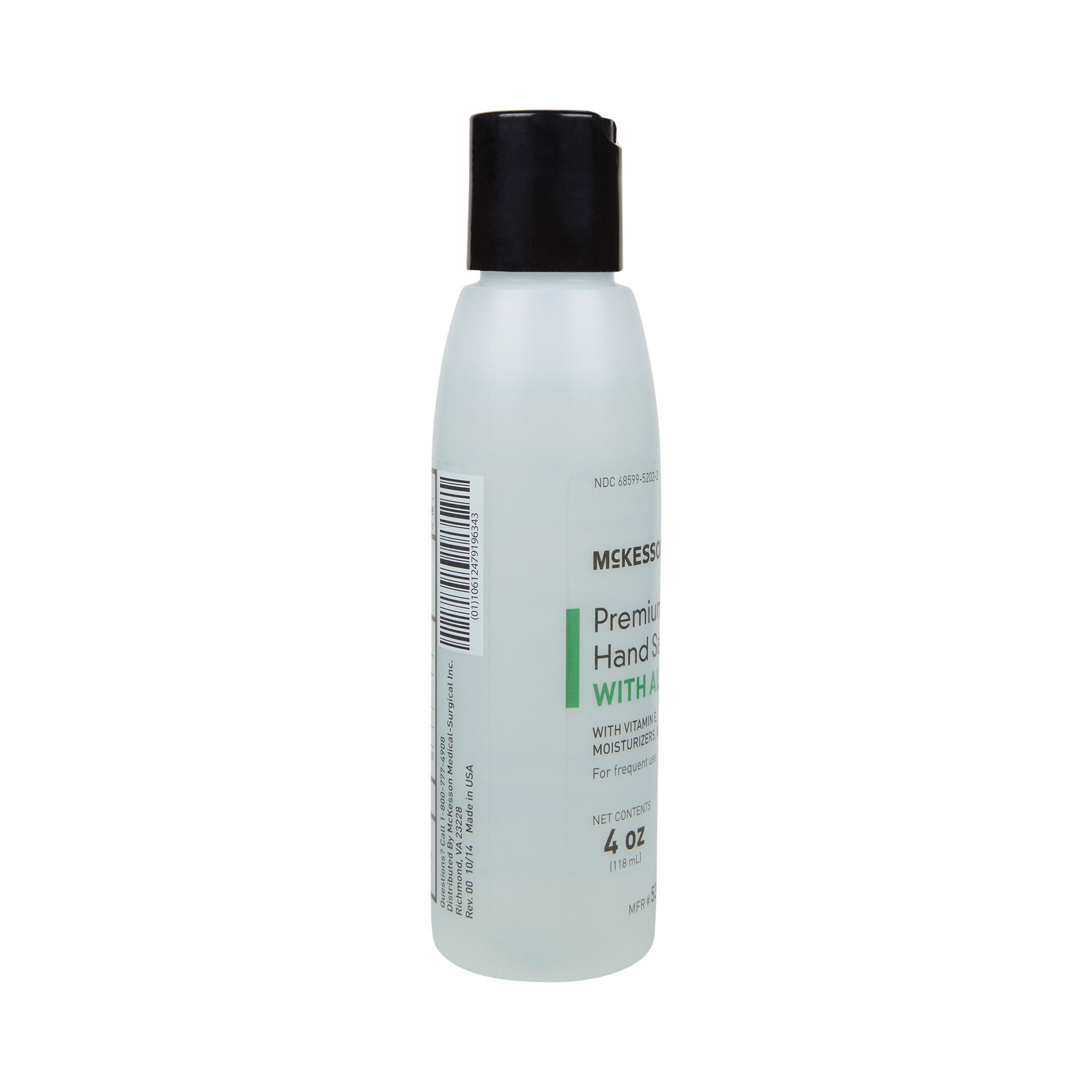 McKesson Premium Hand Sanitizer With Aloe, Ethyl Alcohol Gel, 4 oz Bottle-Hand Sanitizer with Aloe McKesson Premium 4 oz. Ethyl Alcohol Gel Bottle
