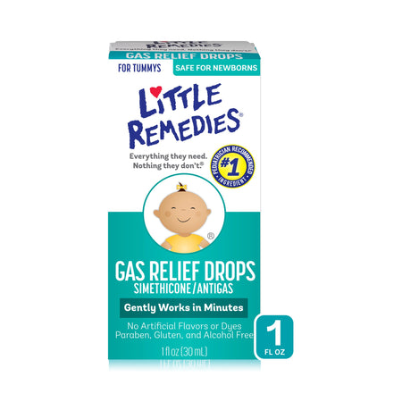Little Remedies Gas Relief Drops-Gas Relief Little Remedies 40 mg / 0.6 mL Strength Oral Drops 1 oz.