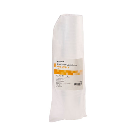 McKesson Specimen Container, 192 mL-Specimen Container McKesson 192 mL (6.5 oz.) Without Closure NonSterile