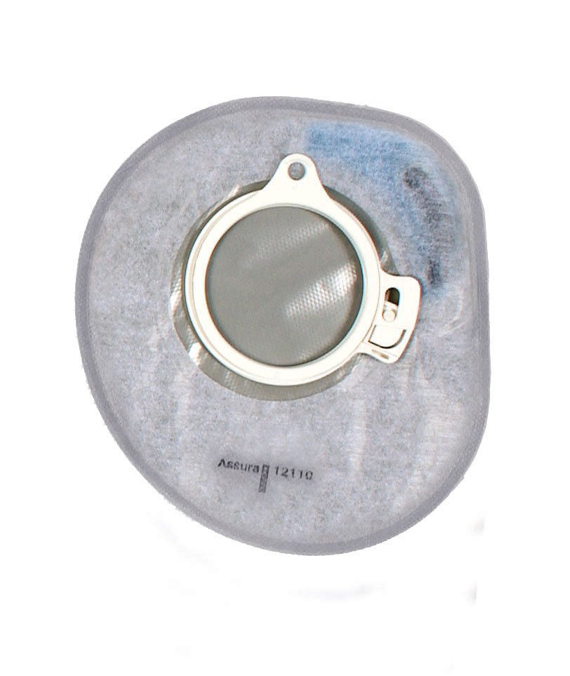 Assura Two-Piece Closed End Opaque, 7 Inch Length-"Ostomy Pouch Assura Two-Piece System 7 Inch Length, Midi Closed End"