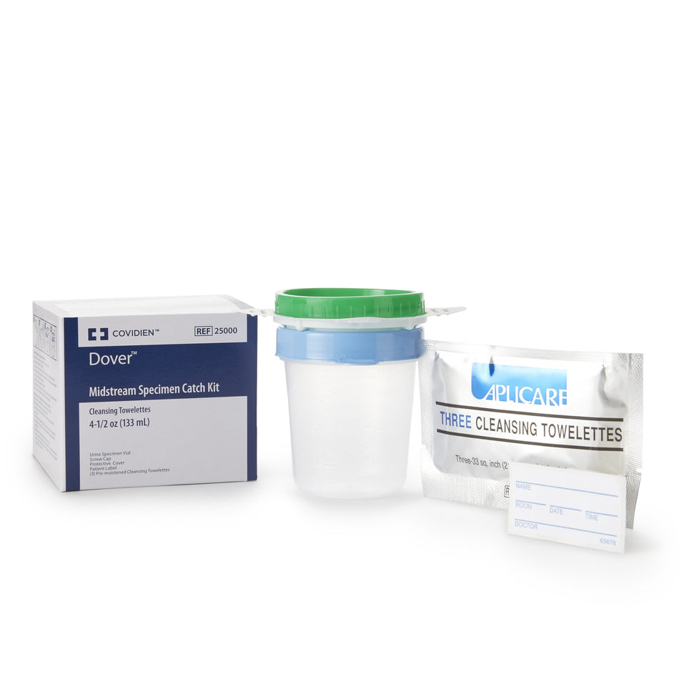 Dover 25000 Urine Specimen Collection Kit-Urine Specimen Collection Kit Dover 25000 4.5 oz. Specimen Collection Container Sterile