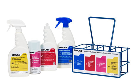 Ecolab Revitalize Carpet Spot Cleaner Kit-Carpet Spot Cleaner Kit Revitalize Liquid 22 oz. / 5 oz. Can / Pump Bottle Scented